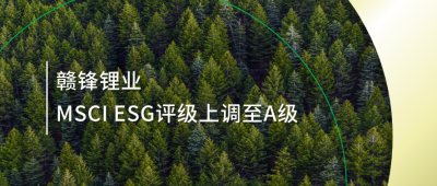 践行可一连生长理念 壹定发锂业MSCI ESG评级上调至A级